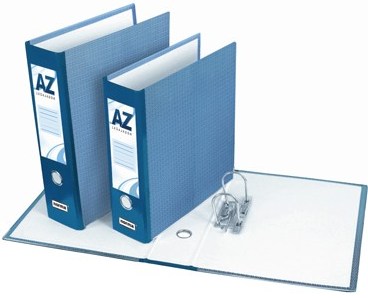 folder archivador az carta legajador azul